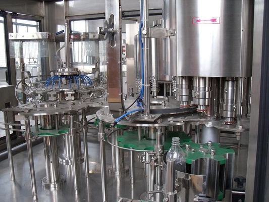 Máquina de engarrafamento automática da água para a água pura, garrafa 12 4000B/h principal do ANIMAL DE ESTIMAÇÃO 500ml
