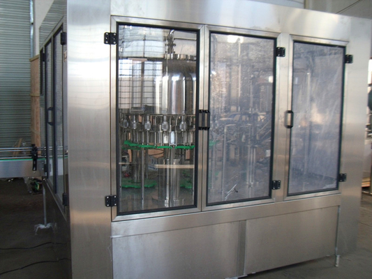 Máquina de engarrafamento da água mineral para a bebida não carbonatada 7.5Kw, 3 em 1 unidade