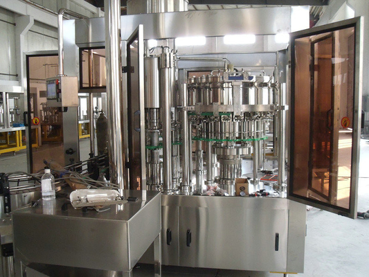 Máquina de enchimento carbonatada giratória da bebida/planta de enchimento automatizada da bebida do gás do CO2 para Sprite ou a cola