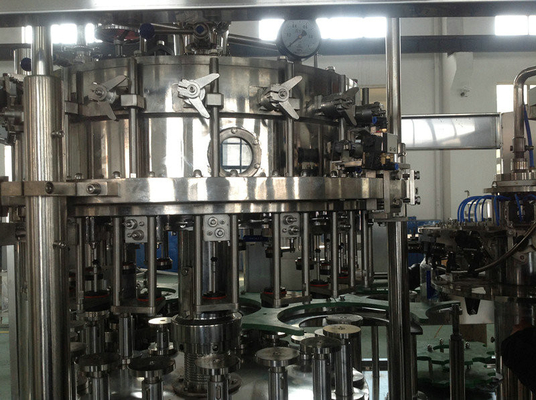O costume 3 em 1 máquina de enchimento da cerveja de Monoblock para a garrafa de vidro/pode, pressão normal