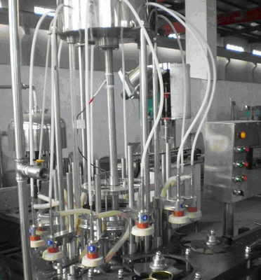 Máquina de enchimento asséptica da lata para a água potável/refrescos/suco de fruto, 18 cabeças de enchimento